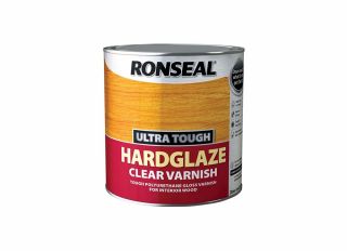 Ronseal Ultra Tough Gloss Hardglaze Clear Varnish 2.5L