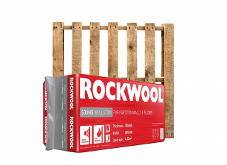 Rockwool Sound Slab 1200x600x100mm (4.32m2) (Pack 6)