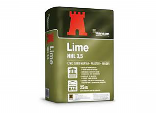 Hanson Natural Hydraulic Lime NHL 3.5 White 25kg Bag