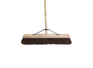 Faithfull Bassine (Stiff) Broom Head 600mm (24in) w Handle 1.2m (48in)