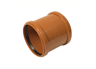 Floplast D105 Underground Double Socket Coupling 110mm