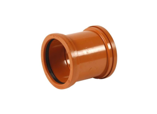 Polypipe UG400 Double Socket Slip Coupler 110mm