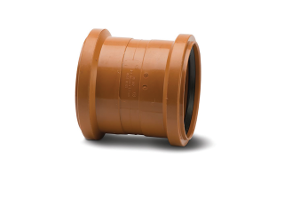 Polypipe UG602 Double Socket Coupler Polypropylene 160mm