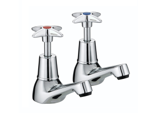 Bristan Cross Head Basin Taps VAX 1/2 C