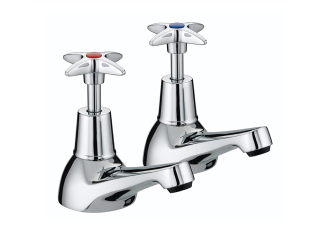 Bristan Cross Head Bath Taps VAX 3/4 C