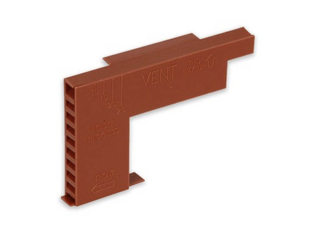 Glidevale Universal Hidden Weep/Weep Vent Terracotta GVMV650T