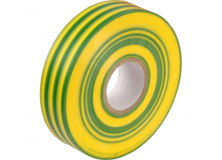 PVC Insulating Tape Coil Green/Yellow 19mmx33m JG004GY