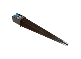 JG Fence Post Support (600mm Spike) Brown 75x75mm