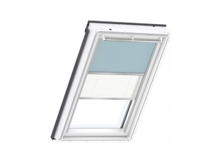 VELUX DFD UK08 4555S Duo, Pale blue / white
