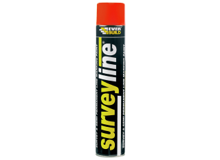 Everbuild Surveyline Line Marking Paint Red 700ml