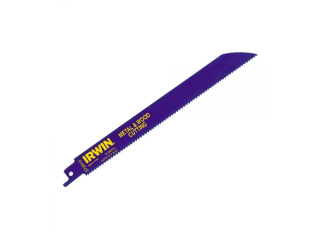 Irwin Sabre Saw Blades Metal & Wood Cutting 810R 200mm (Pack 5)