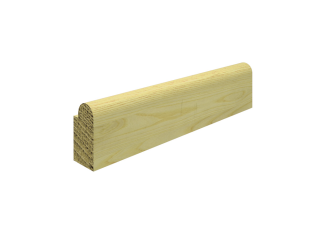 14x27mm (Nom 19x32mm) Redwood Staff Bead