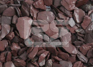 Long Rake Spar Welsh Slate Plum 40mm Bulk Bag