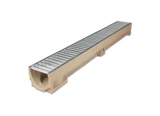 Aco Raindrain Channel c/w Galv Grating 1m