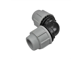 PLASSON MDPE COMPRESSION ELBOW 7050 25mm