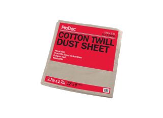 Rodo Prodec Cotton Twill Dust Sheet 3.6x2.7m (12x9ft)