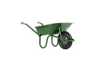 Haemmerlin Wheelbarrow Pneumatic Original Green 90L