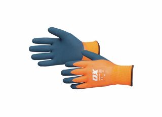 Ox Waterproof Thermal Latex Gloves Size 9 Large