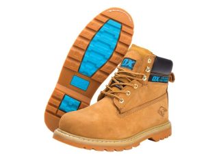 Ox Honey Nubuck Safety Boot Size 8