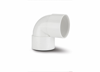 Polypipe WS15W 90 DegKnuckle Bend White 32mm