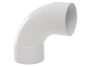 Polypipe WS52W 92.5 Deg Swept Bend White 50mm