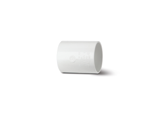 Polypipe WS58W Waste Straight Coupling White 50mm