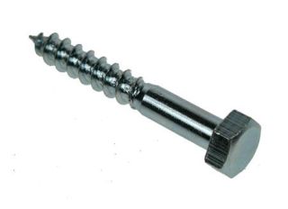 Coach Screw BZP M8x50mm (Pack 5)