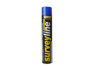 Everbuild Surveyline Line Marking Paint Blue 700ml