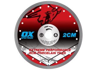 Ox Pro 2CM Porcelain Cutting Blade 230x23/22mm