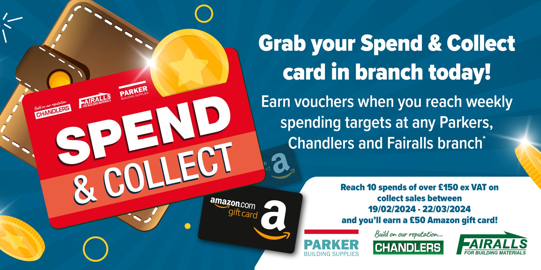Spend & Collect to Earn a £50 Amazon Gift Card