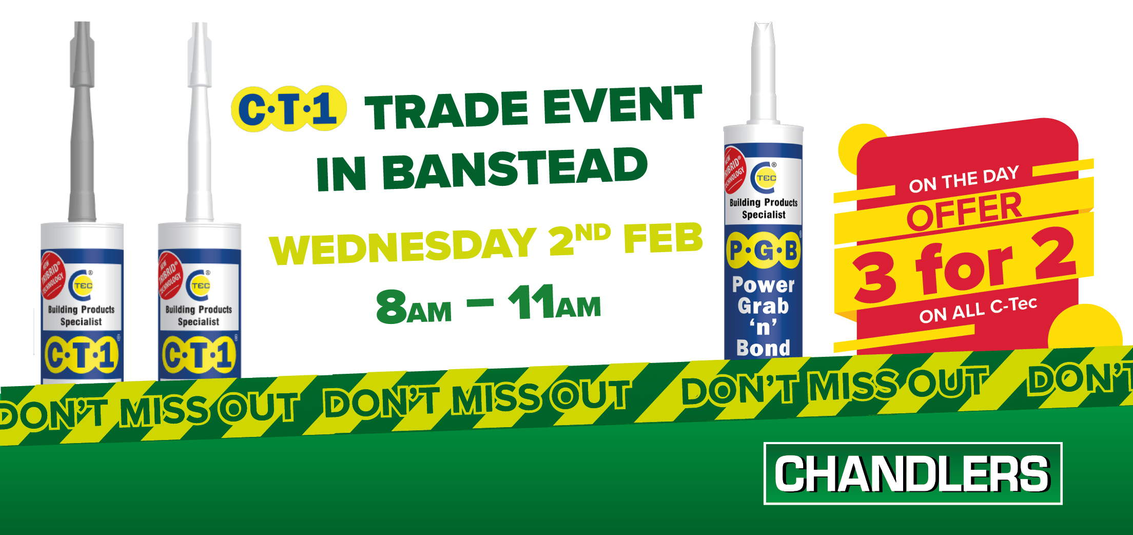 CT1 Event with Exclusive Offers to Take Place in Banstead