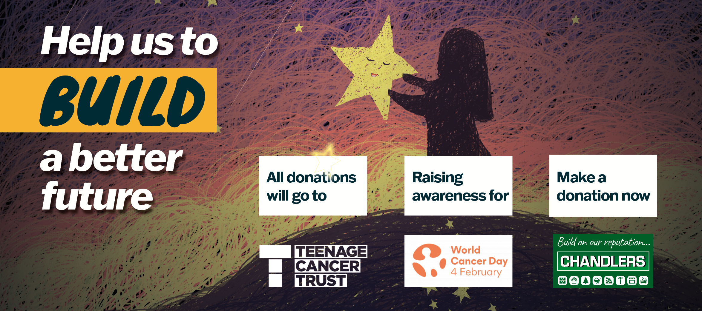 Supporting World Cancer Day by Fundraising for Teenage Cancer Trust